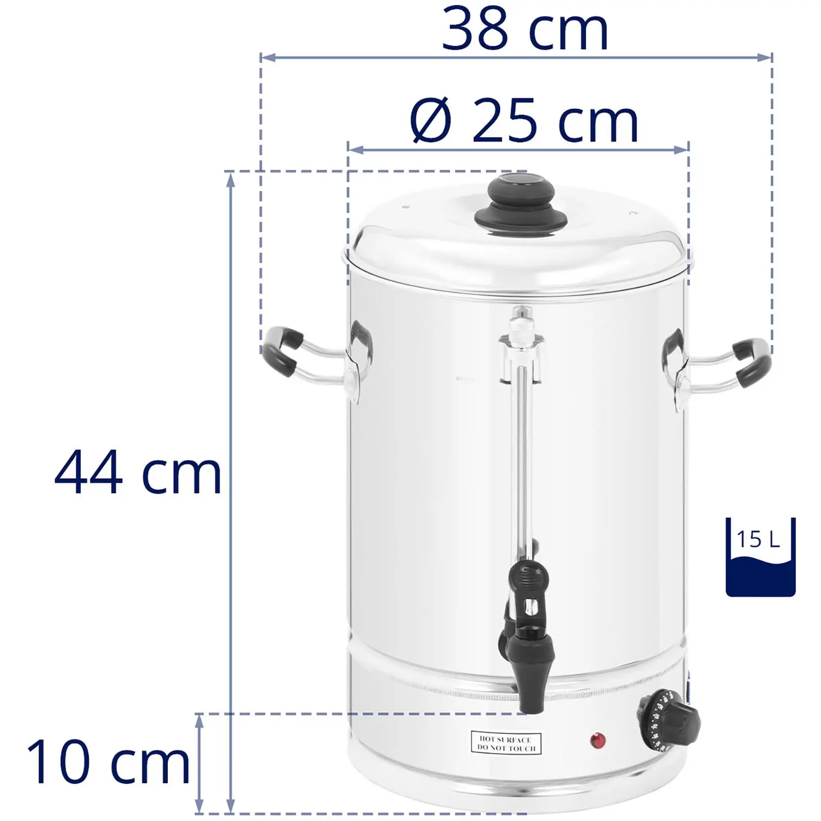 Distributeur d'eau chaude - 15 litres