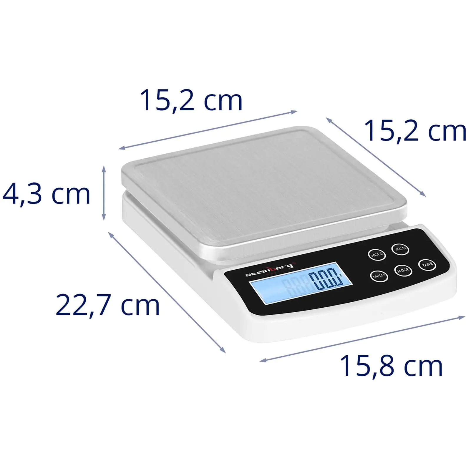 Pèse-lettre digital - 5 kg / 0,1 g - Basic