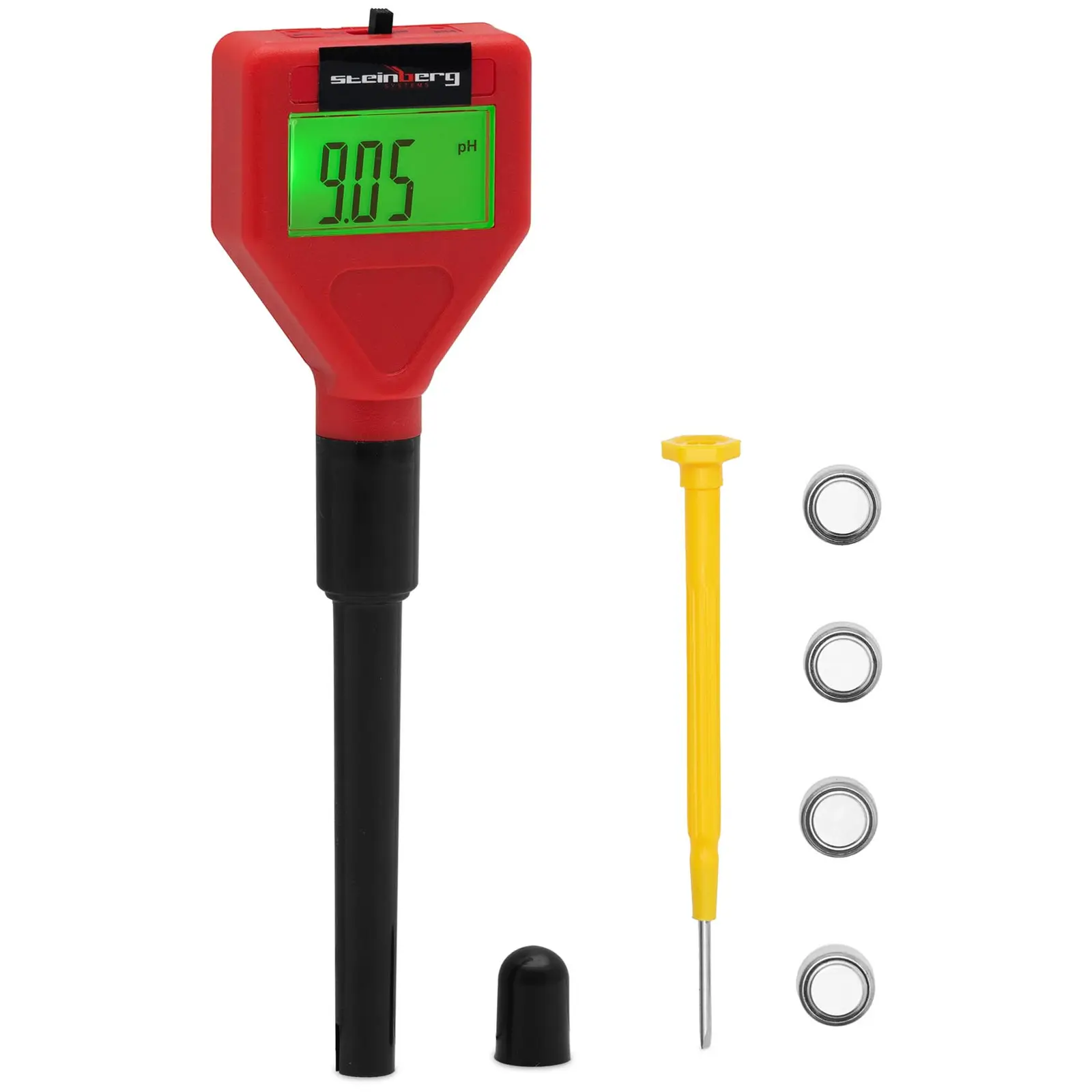 Testeur de pH avec sonde - LCD - 0 - 14 pH