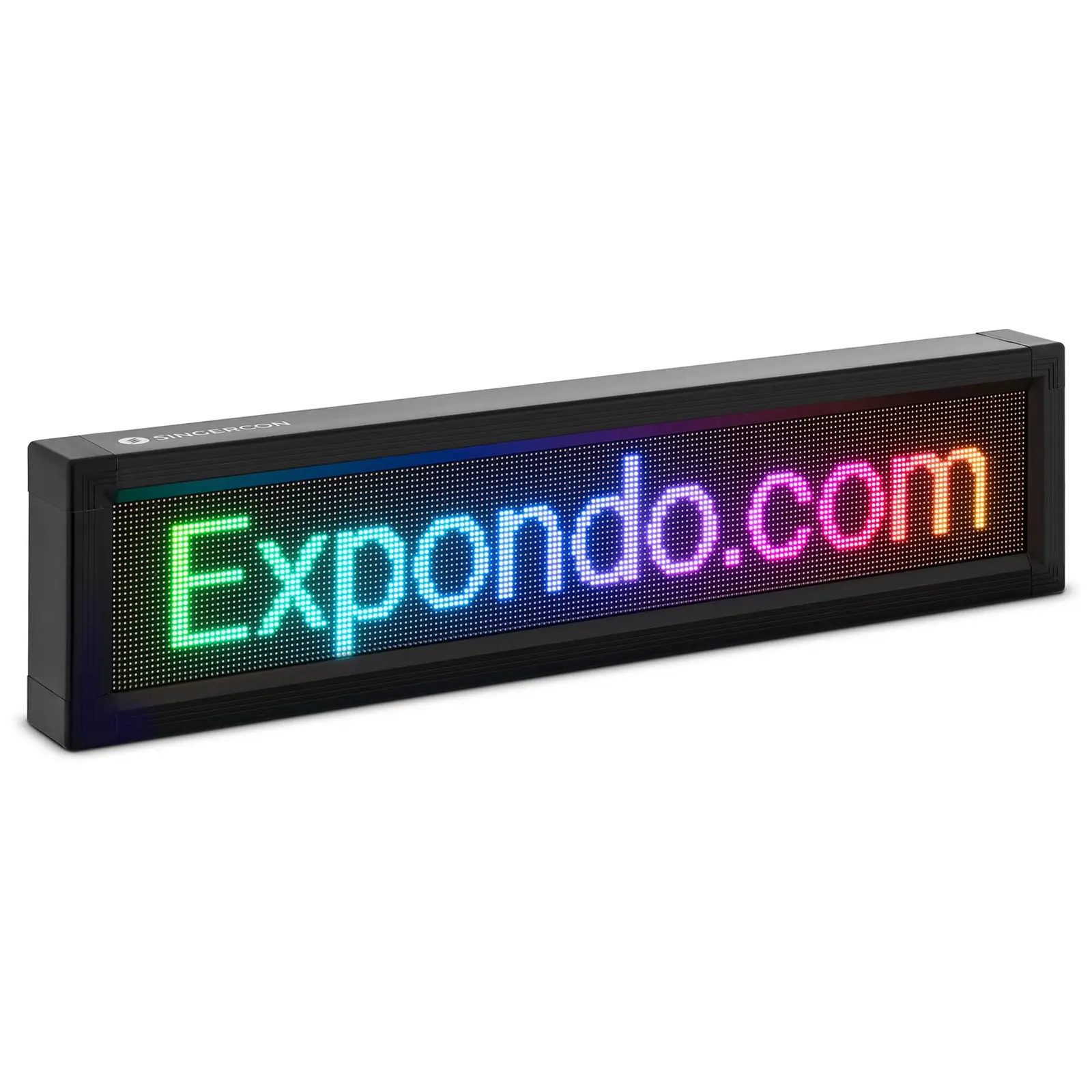 Panneau publicitaire LED - 192 x 32 LED couleur - 105 x 25 cm - Programmable via iOS / Android