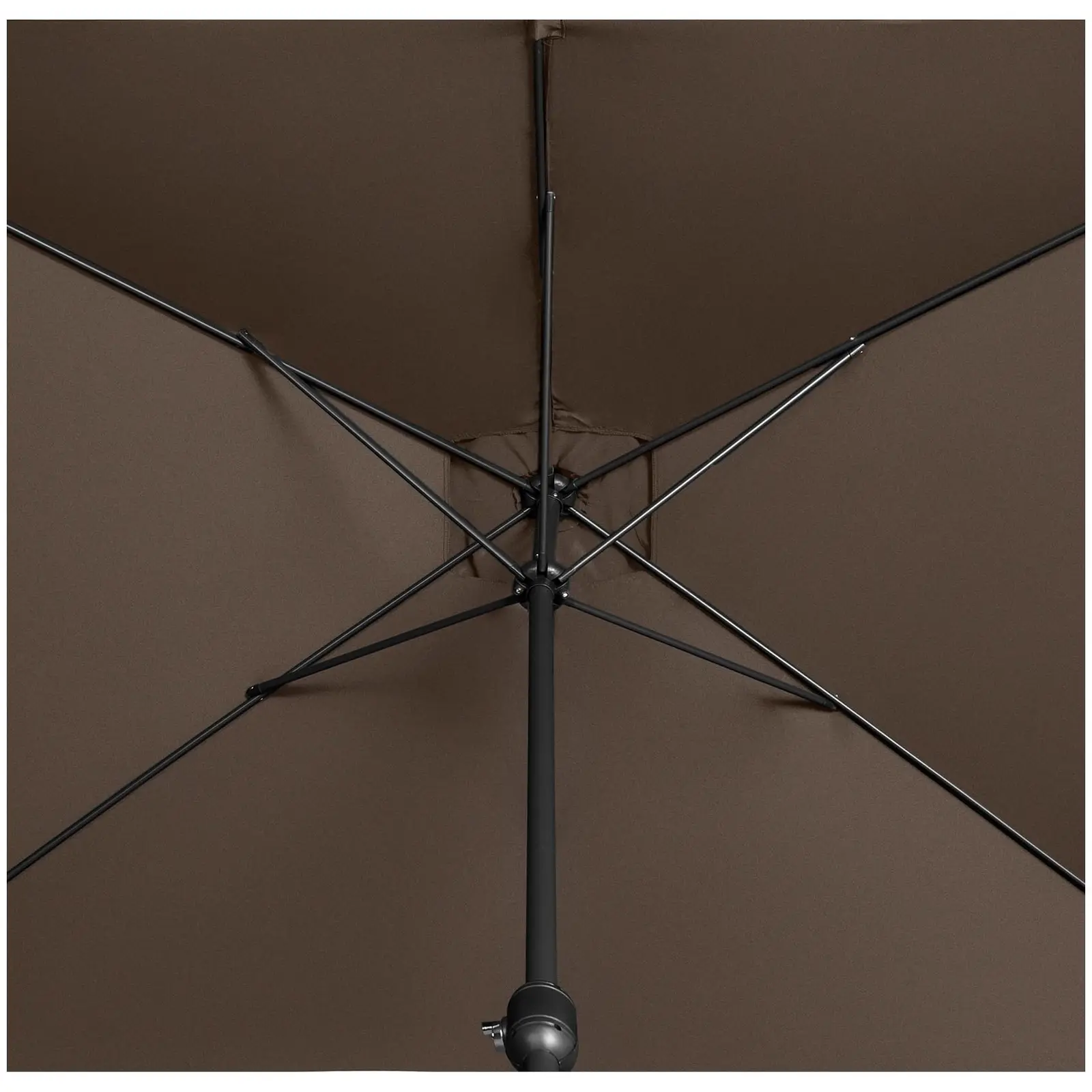 Occasion Parasol de terrasse - Marron - Rectangulaire - 200 x 300 cm