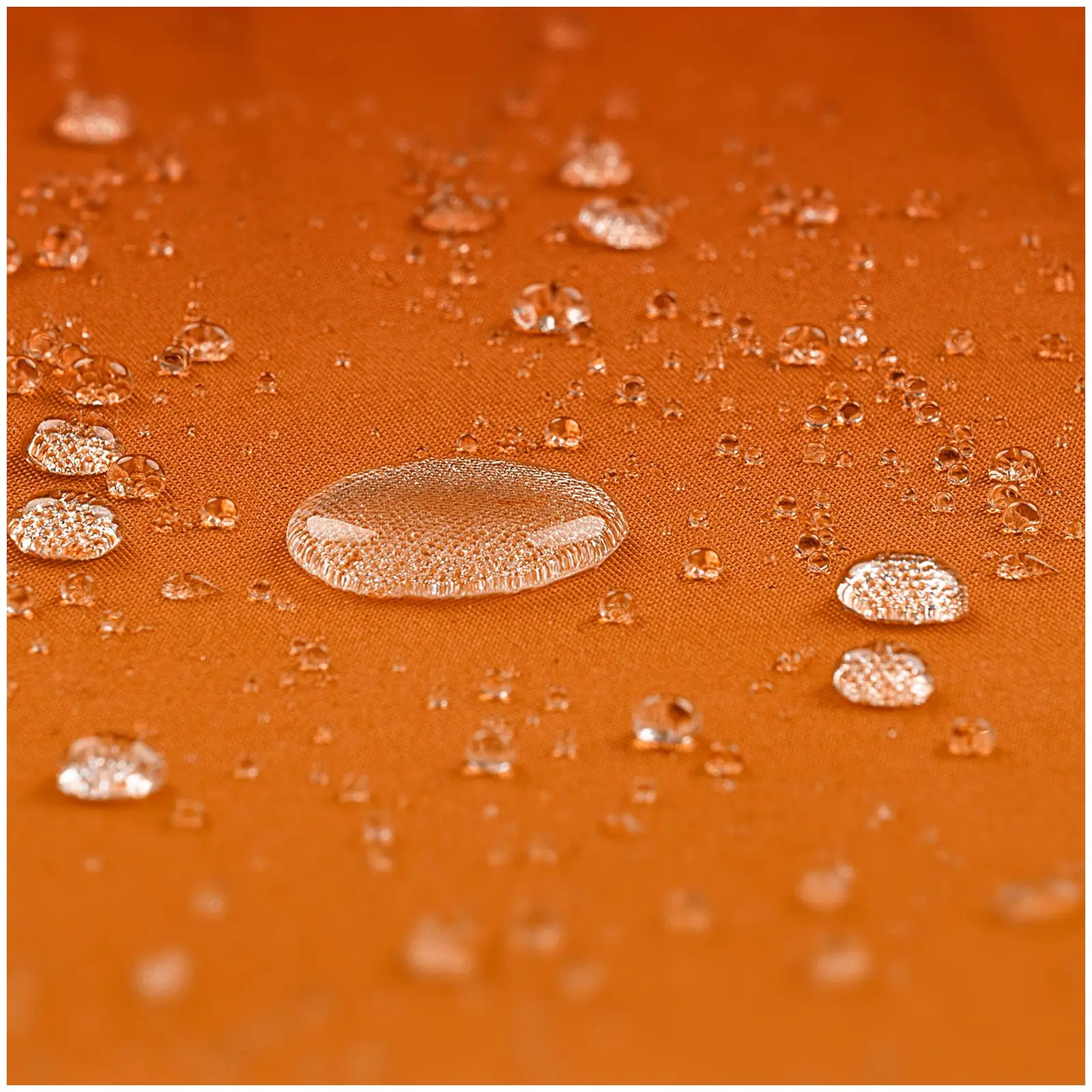 Parasol déporté - Orange - Rond - Ø 300 cm - Inclinable et pivotant